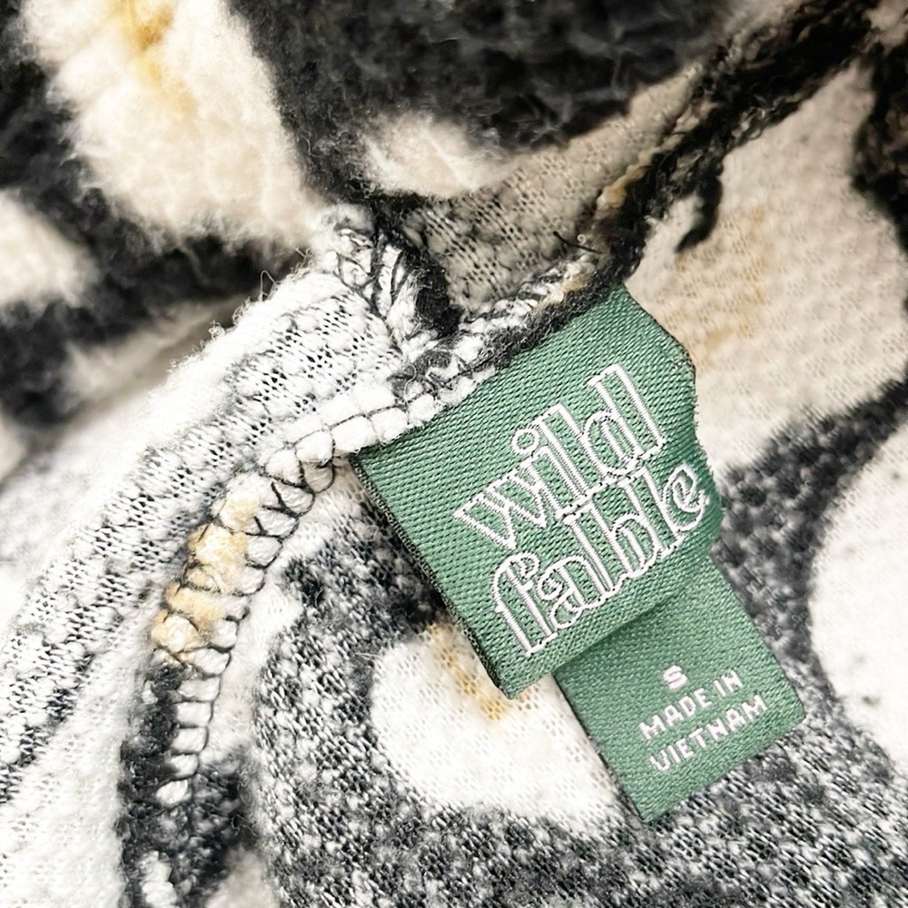 Wild Fable animal print fleece hoodie - Picture 3 of 4